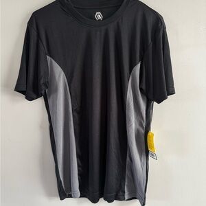 Black and Gray womens Athletic Shirt